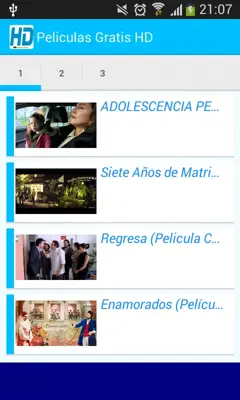 Peliculas Gratis HD android App screenshot 0