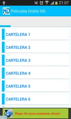 Peliculas Gratis HD android App screenshot 2